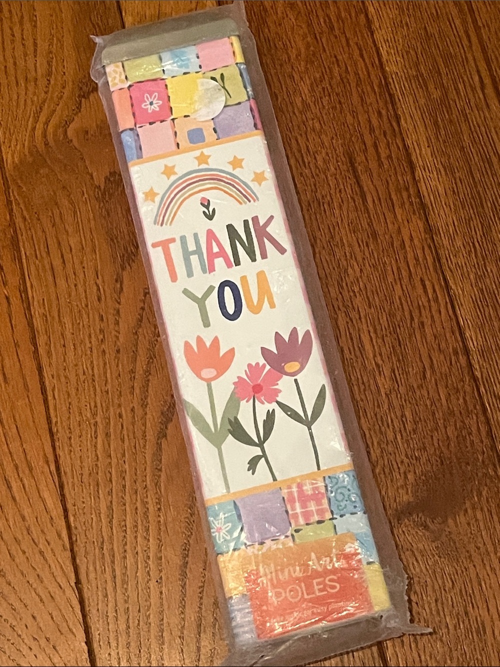 Unopen Thank You Mini Art Pole
